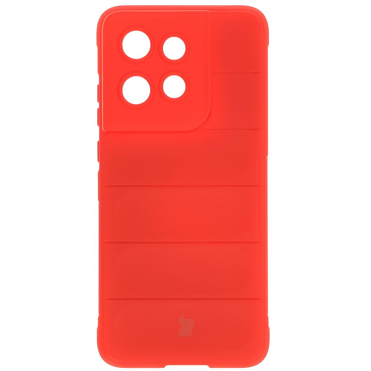 Robuste Handyhülle für Motorola Edge 50 Neo, Bizon Case Tur, Rot