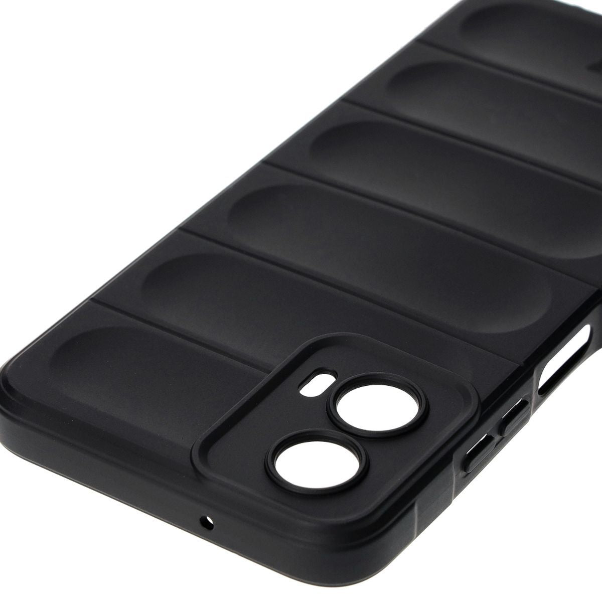Robuste Schutzhülle für Motorola Moto G34 5G, Bizon Case Tur, Schwarz