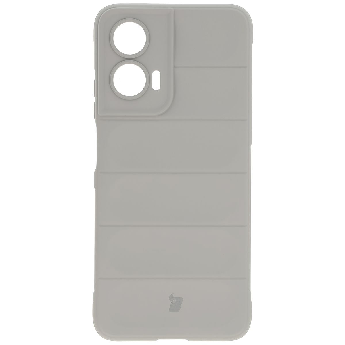 Robuste Handyhülle für Motorola Moto G35 5G, Bizon Case Tur, Hellgrau