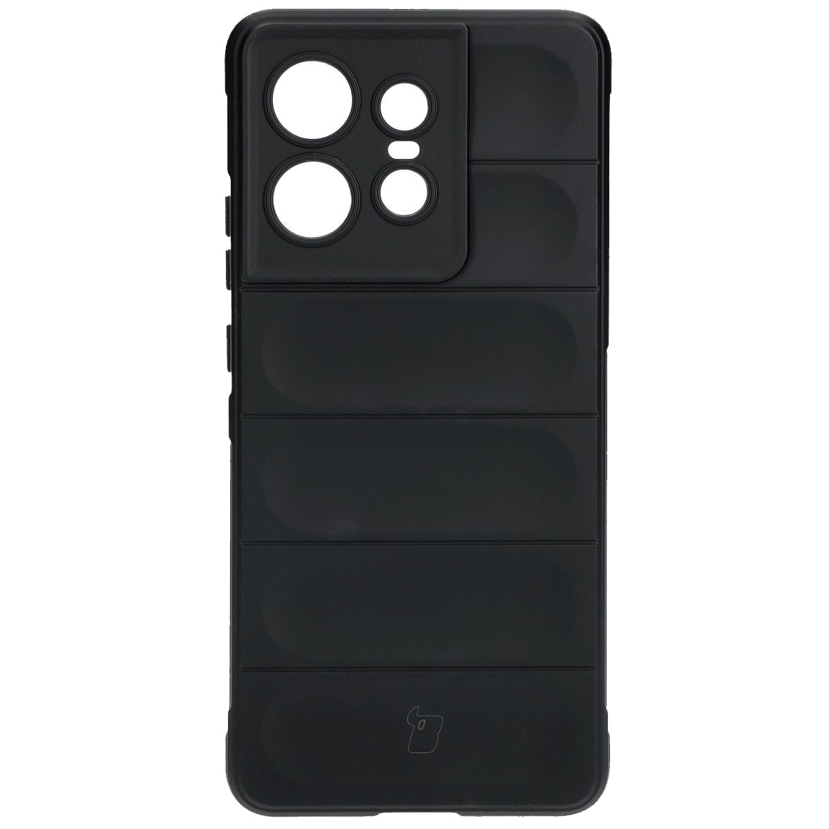 Robuste Handyhülle für Motorola Edge 50 Pro, Bizon Case Tur, Schwarz