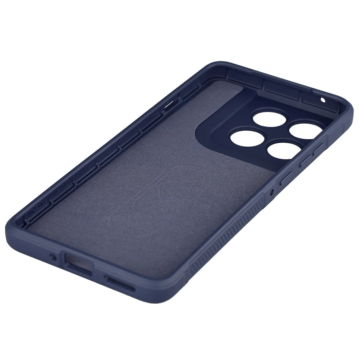 Robuste Handyhülle für Motorola Edge 60 Pro, Bizon Case Tur, Dunkelblau