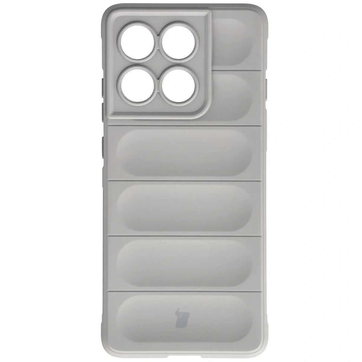 Robuste Handyhülle für Motorola Edge 60 Pro, Bizon Case Tur, Hellgrau