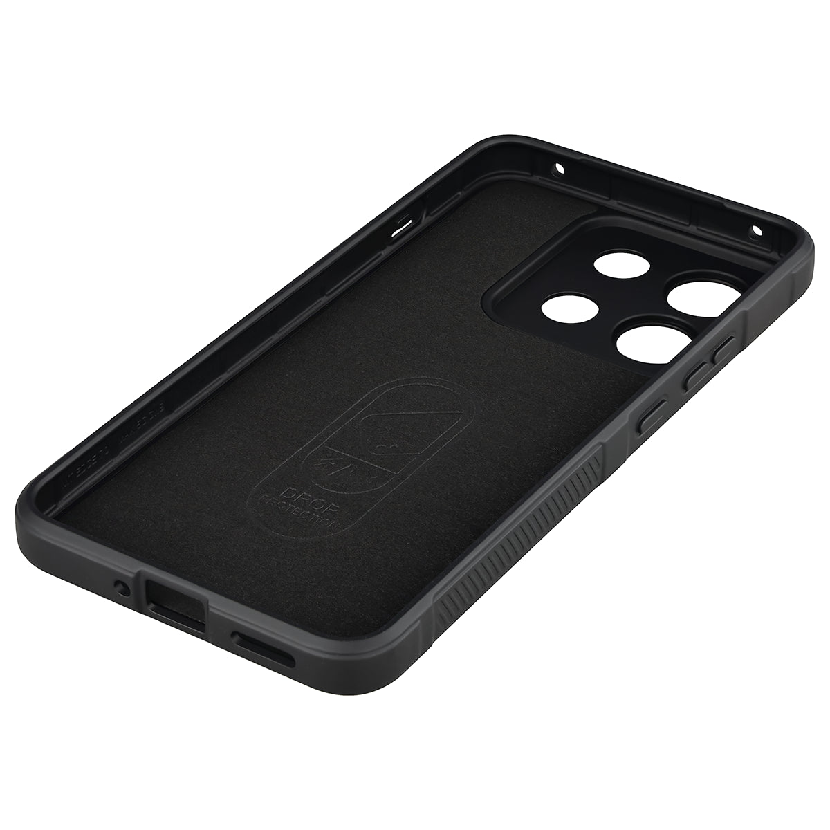 Robuste Handyhülle für Motorola Edge 70 Max, Bizon Case Tur, Schwarz (4/8)