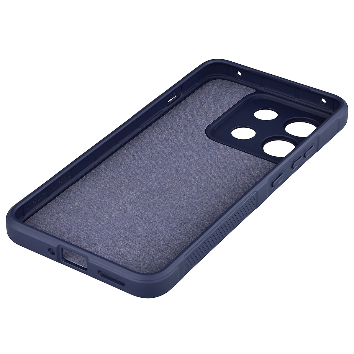 Robuste Handyhülle für Motorola Edge 70 Max, Bizon Case Tur, Dunkelblau (4/8)