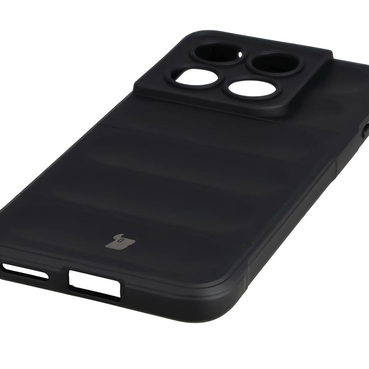 Robuste Handyhülle für Motorola Edge 70 Pro, Bizon Case Tur, Schwarz