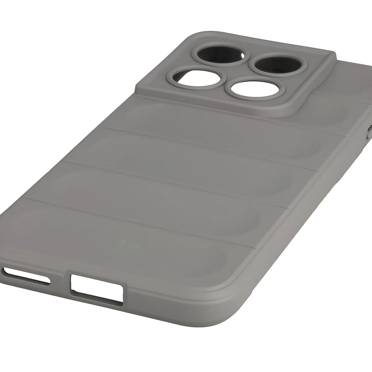 Robuste Handyhülle für Motorola Edge 70 Pro, Bizon Case Tur, Hellgrau