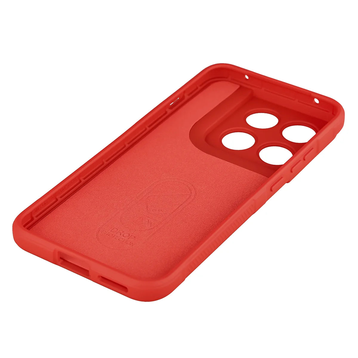 Robuste Handyhülle für Motorola Edge 70 Pro, Bizon Case Tur, Rot