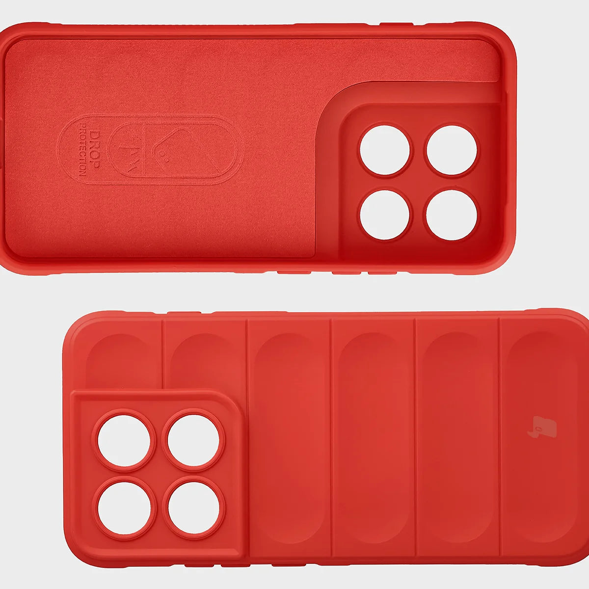 Robuste Handyhülle für Motorola Edge 70 Pro, Bizon Case Tur, Rot