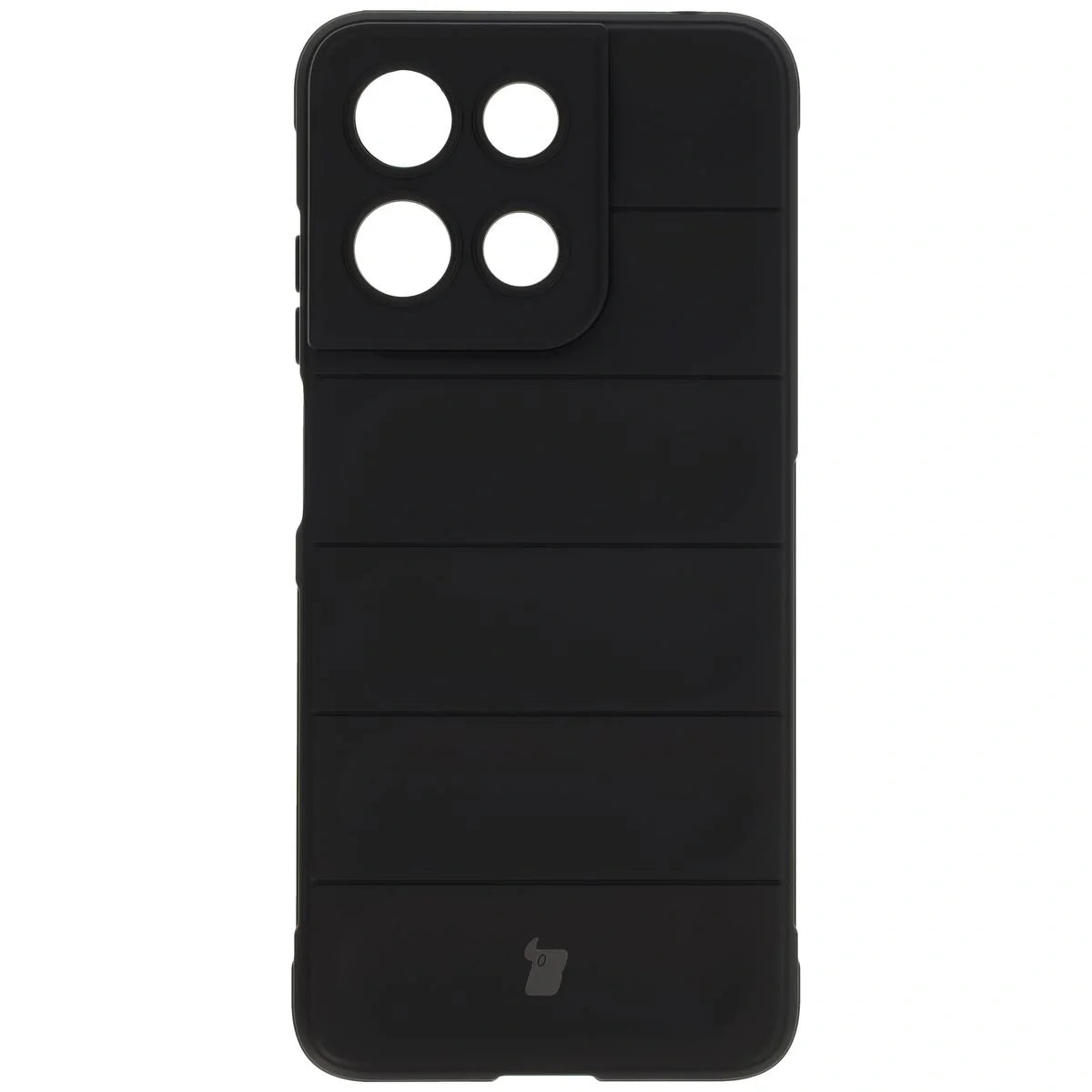 Robuste Handyhülle für Motorola Moto G17 / G17 Power / G15 / G15 Power, Bizon Case Tur, Schwarz