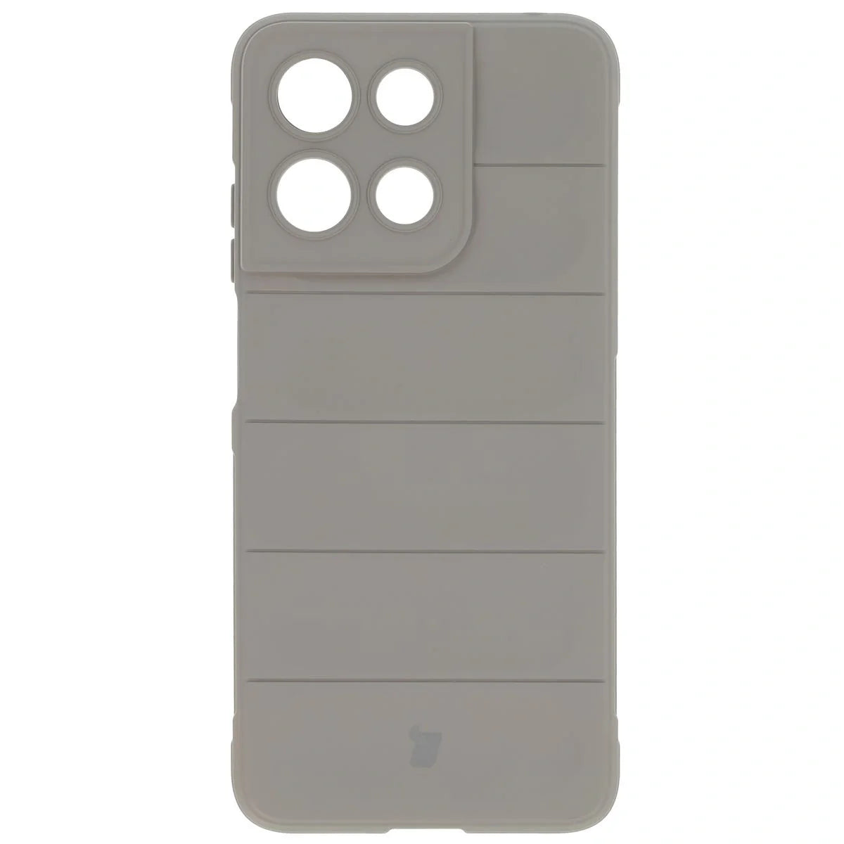 Robuste Handyhülle für Motorola Moto G17 / G17 Power / G15 / G15 Power, Bizon Case Tur, Hellgrau