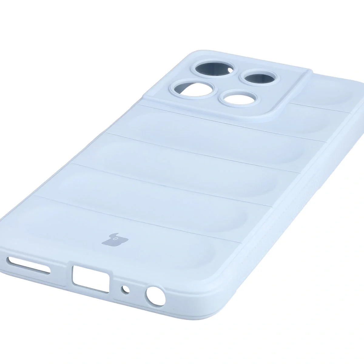 Robuste Handyhülle für Motorola Moto G56 5G, Bizon Case Tur, Hellblau