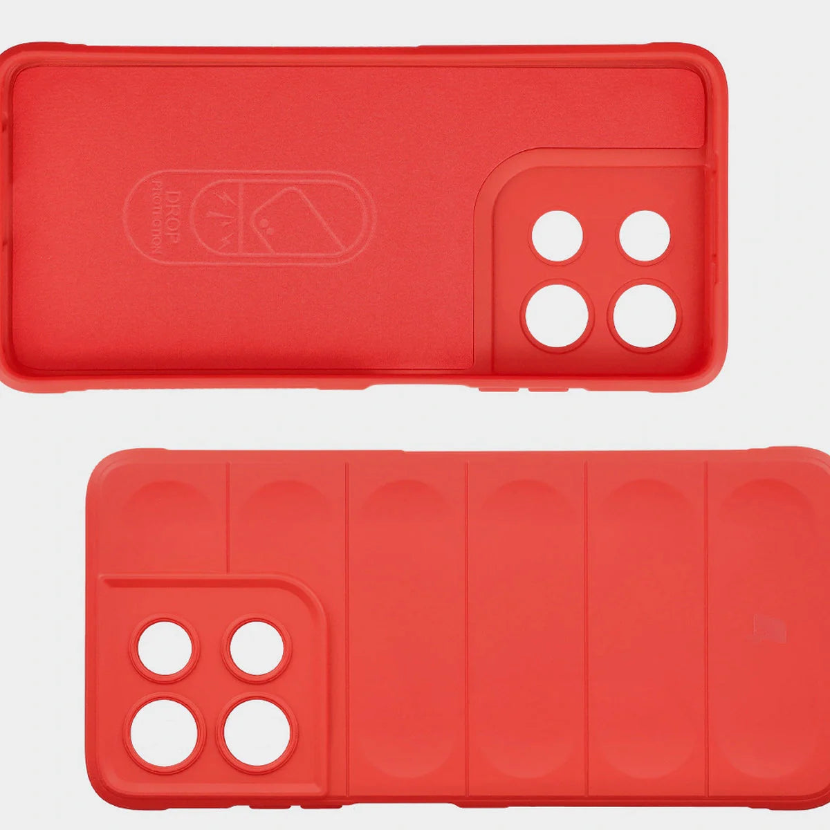 Robuste Handyhülle für Motorola Moto G56 5G, Bizon Case Tur, Rot