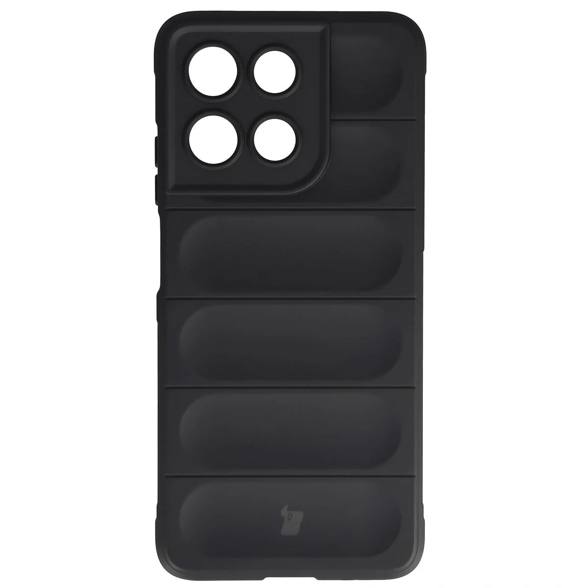 Robuste Handyhülle für Motorola Moto G57 Power / G67 Power, Bizon Case Tur, Schwarz