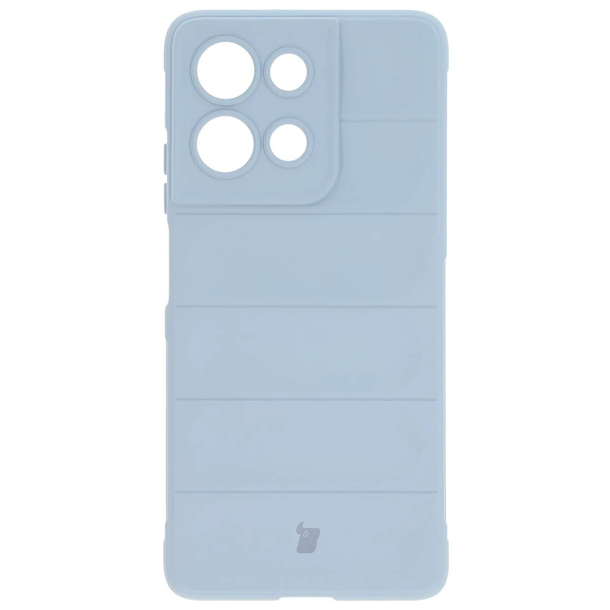 Robuste Handyhülle für Motorola Moto G75 5G, Bizon Case Tur, Hellblau