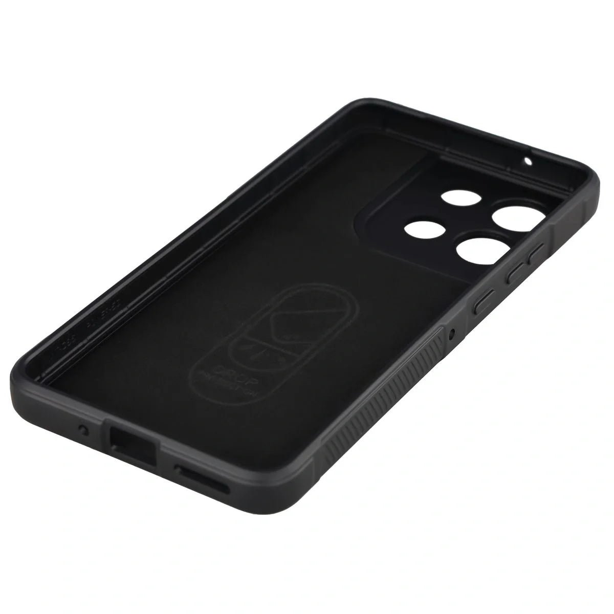 Robuste Handyhülle für Motorola Moto G86 Power 5G, Bizon Case Tur, Schwarz