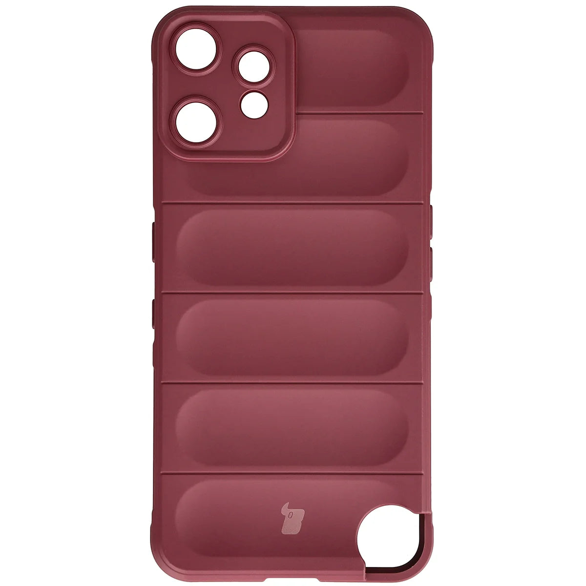 Robuste Handyhülle für Nothing CMF Phone 2 Pro, Bizon Case Tur, Burgunderrot
