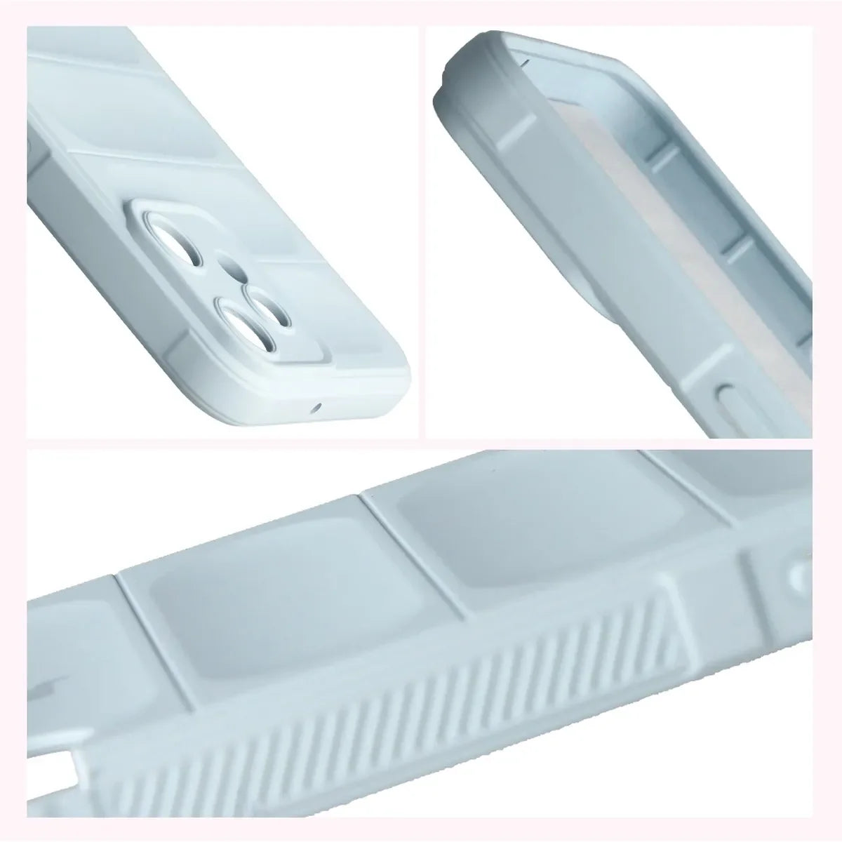 Robuste Handyhülle für Nothing CMF Phone 2 Pro, Bizon Case Tur, Hellblau