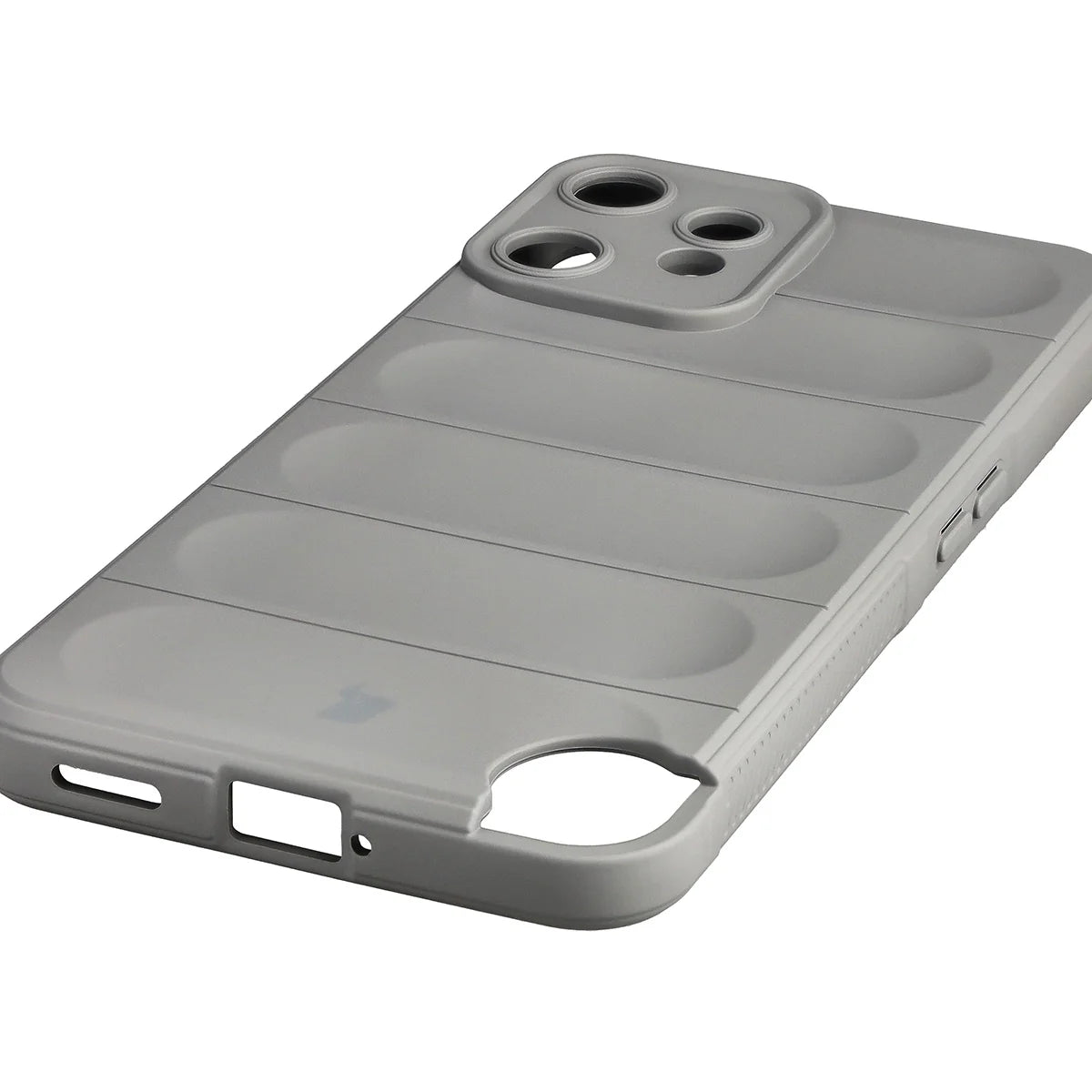 Robuste Handyhülle für Nothing CMF Phone 2 Pro, Bizon Case Tur, Hellgrau