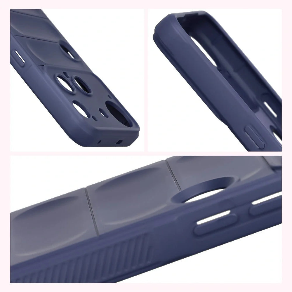Robuste Handyhülle für Nothing Phone (3), Bizon Case Tur, Dunkelblau