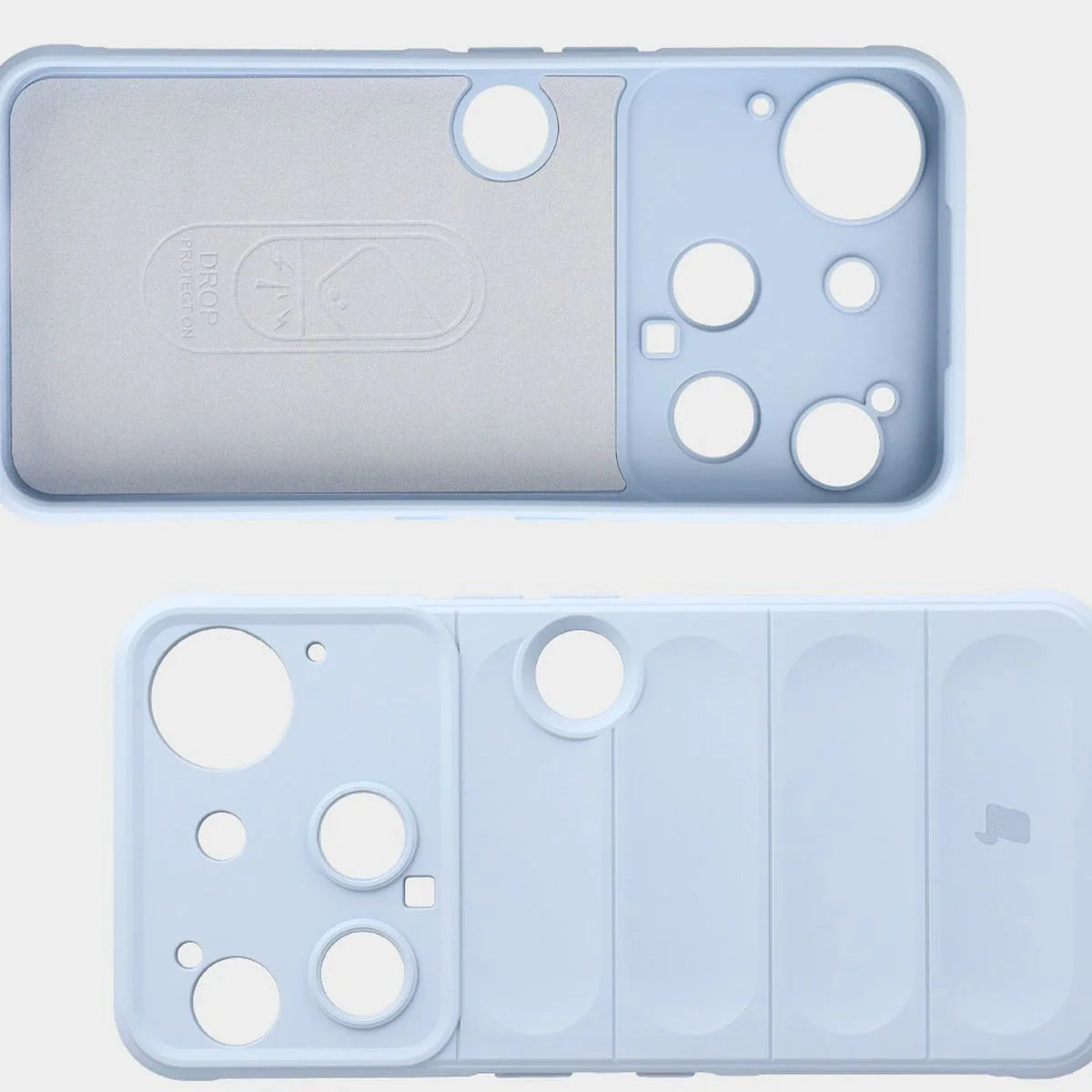 Robuste Handyhülle für Nothing Phone (3), Bizon Case Tur, Hellblau