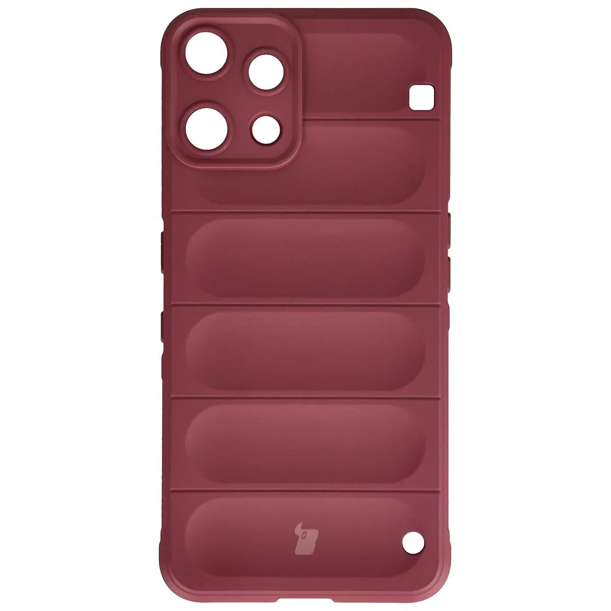 Robuste Handyhülle für Nothing Phone (3a) Lite, Bizon Case Tur, Burgunderrot
