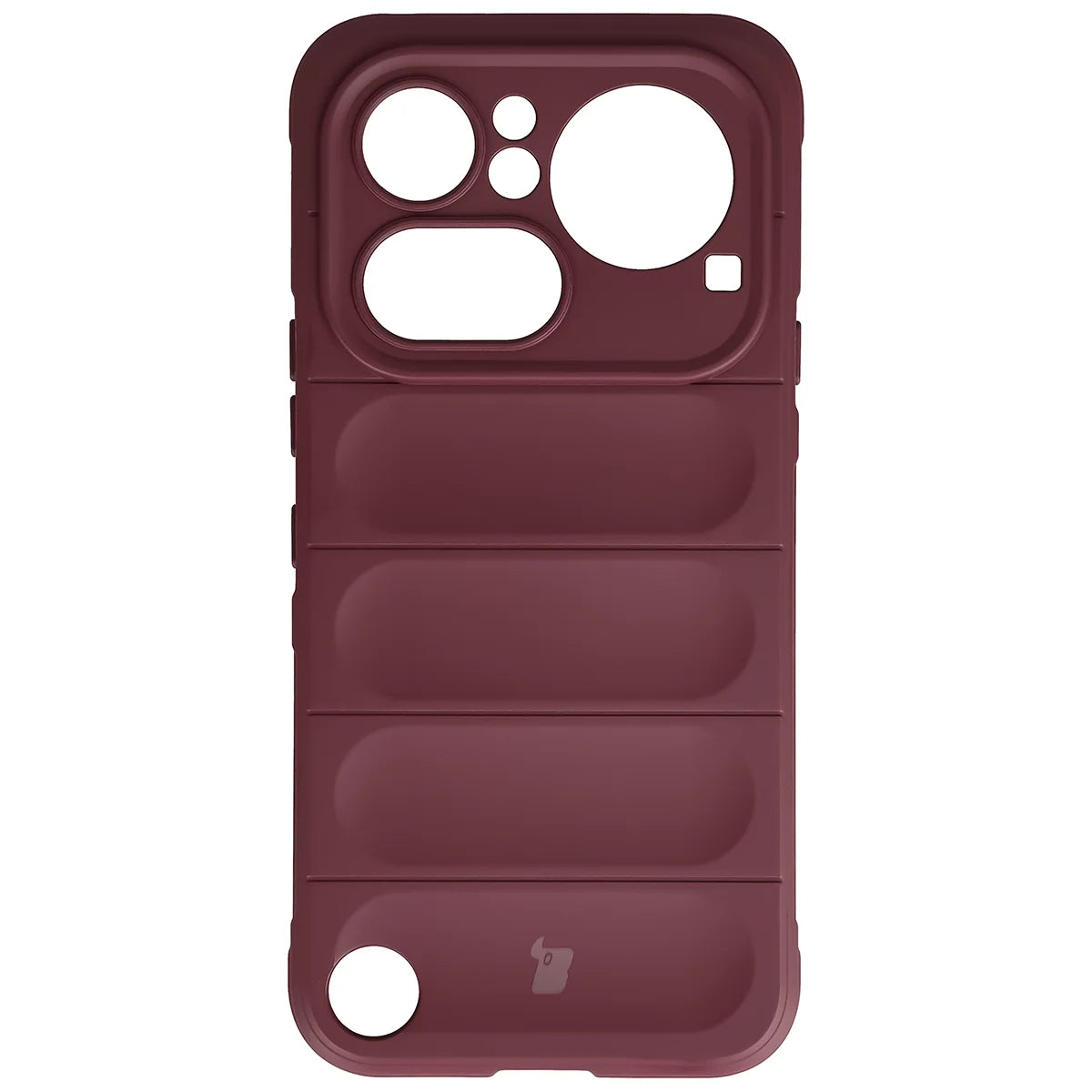 Robuste Handyhülle für Nothing Phone (4a) Pro, Bizon Case Tur, Burgunderrot