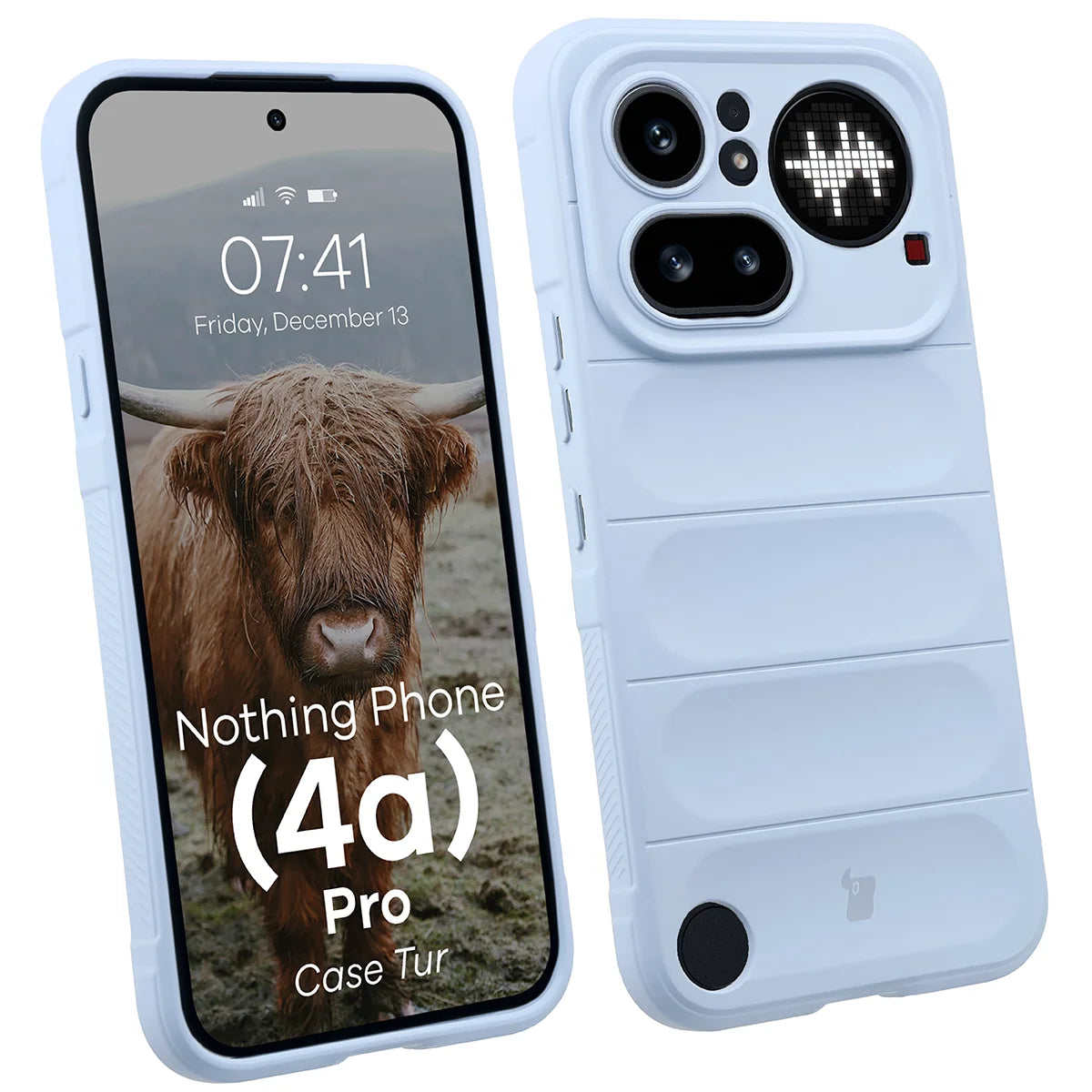 Robuste Handyhülle für Nothing Phone (4a) Pro, Bizon Case Tur, Hellblau