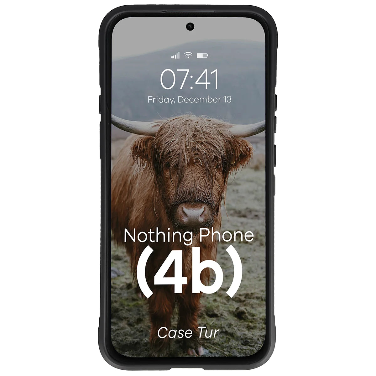 Robuste Handyhülle für Nothing Phone (4b), Bizon Case Tur, Schwarz (5/8)