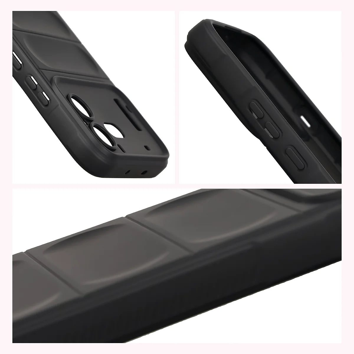 Robuste Handyhülle für Nothing Phone (4b), Bizon Case Tur, Schwarz (7/8)