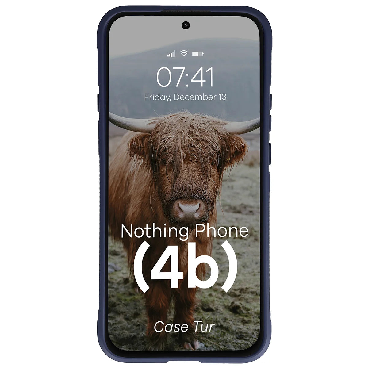 Robuste Handyhülle für Nothing Phone (4b), Bizon Case Tur, Dunkelblau (5/8)
