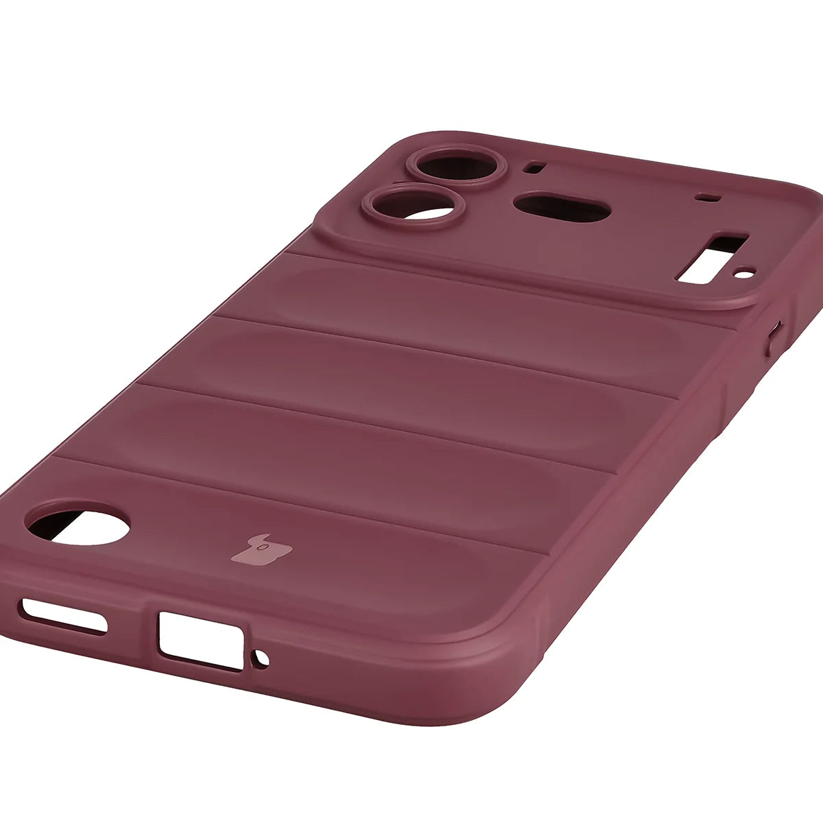Robuste Handyhülle für Nothing Phone (4b), Bizon Case Tur, Burgunderrot (3/8)