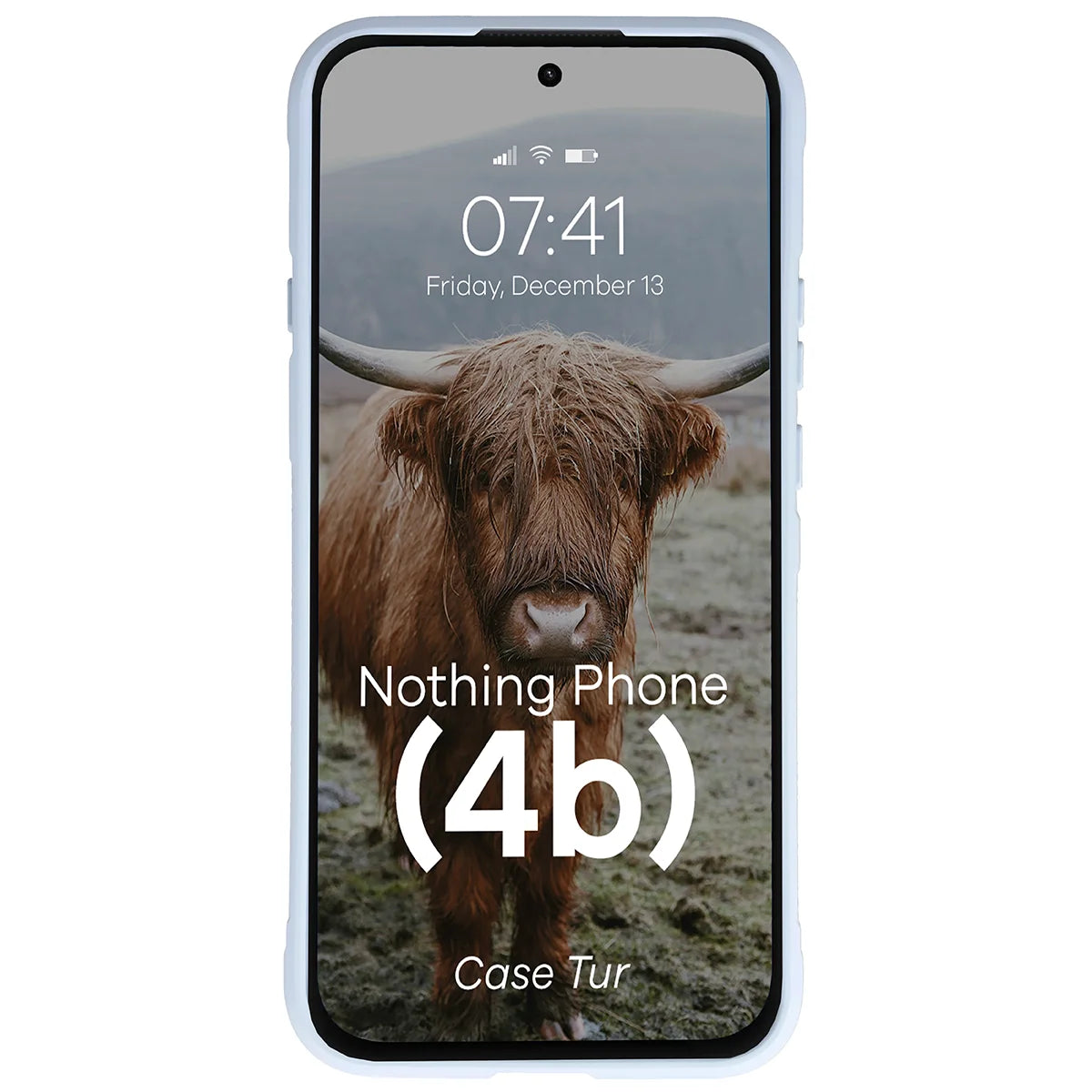 Robuste Handyhülle für Nothing Phone (4b), Bizon Case Tur, Hellblau (5/8)