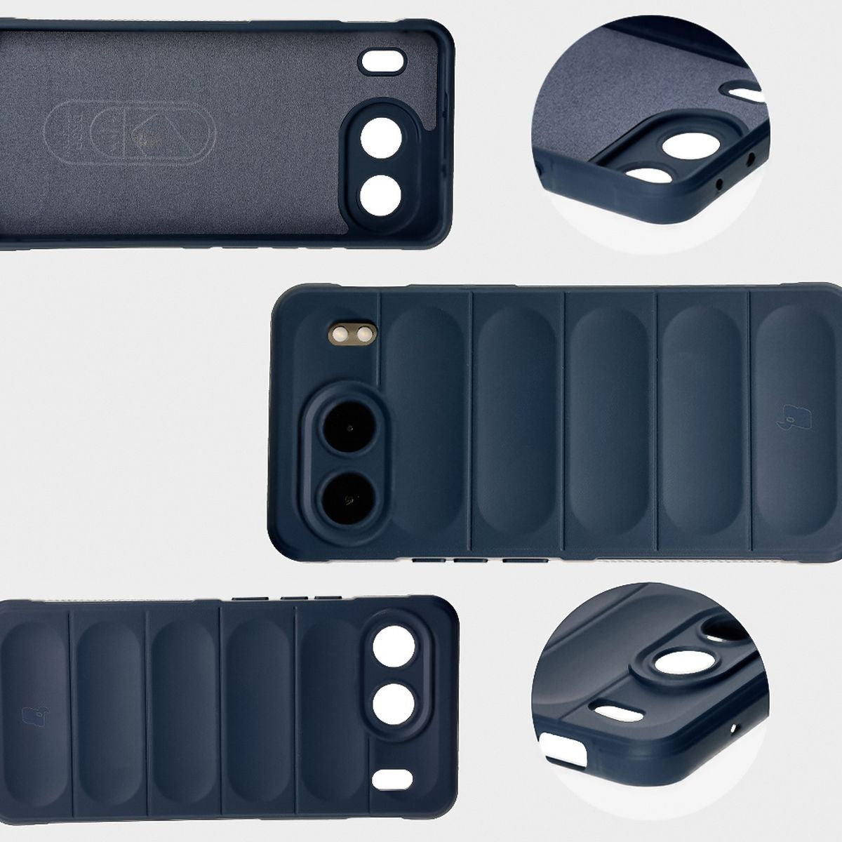 Robuste Handyhülle für OnePlus Nord 4, Bizon Case Tur, Dunkelblau