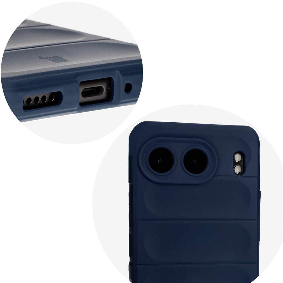 Robuste Handyhülle für OnePlus Nord 4, Bizon Case Tur, Dunkelblau