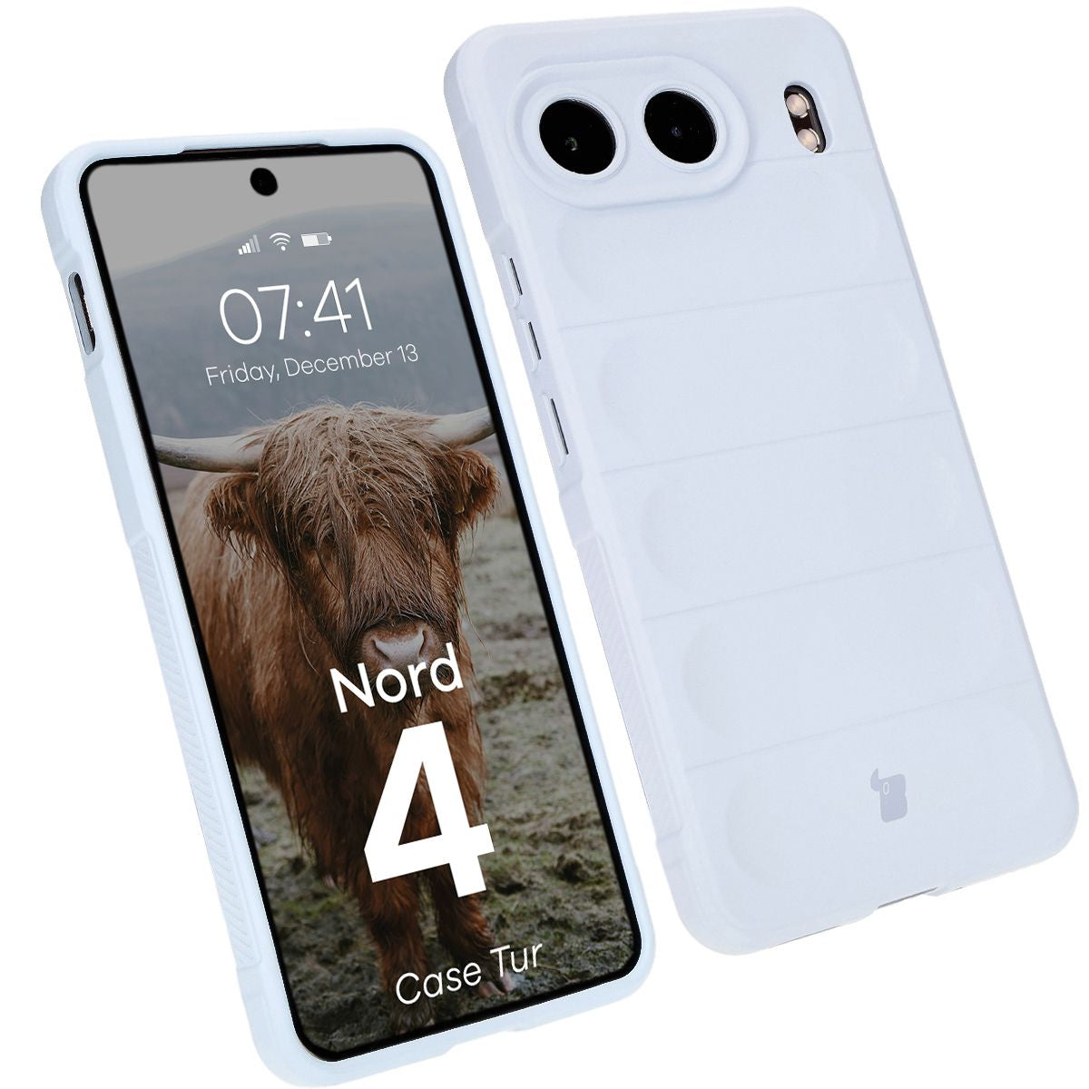 Robuste Handyhülle für OnePlus Nord 4, Bizon Case Tur, Hellblau