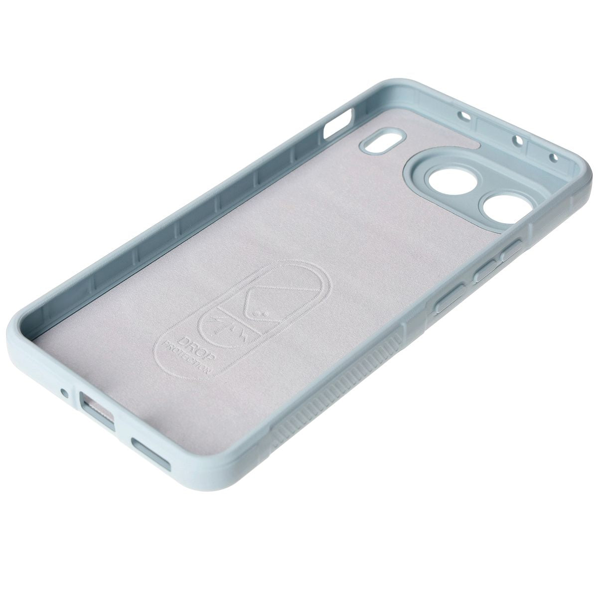 Robuste Handyhülle für OnePlus Nord 4, Bizon Case Tur, Hellblau