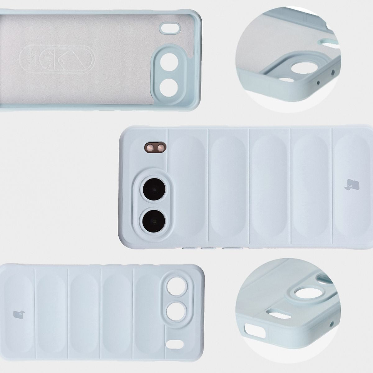 Robuste Handyhülle für OnePlus Nord 4, Bizon Case Tur, Hellblau