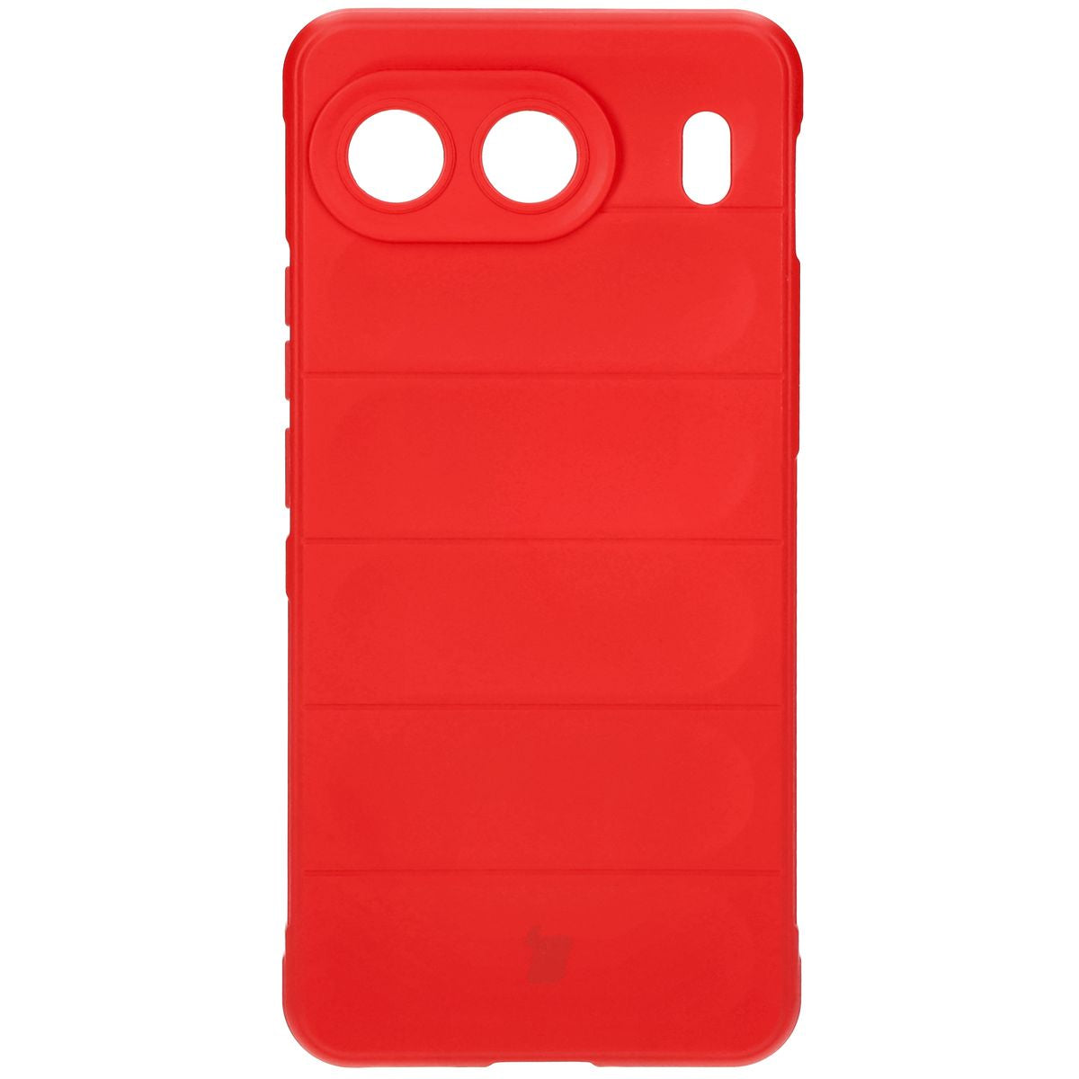 Robuste Handyhülle für OnePlus Nord 4, Bizon Case Tur, Rot