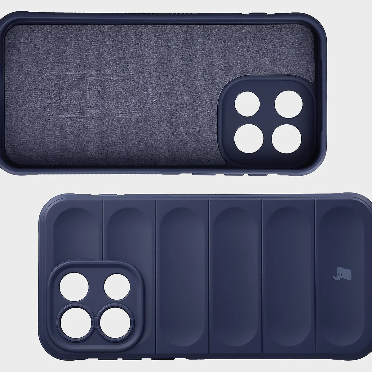 Robuste Handyhülle für OnePlus Nord 6, Bizon Case Tur, Dunkelblau