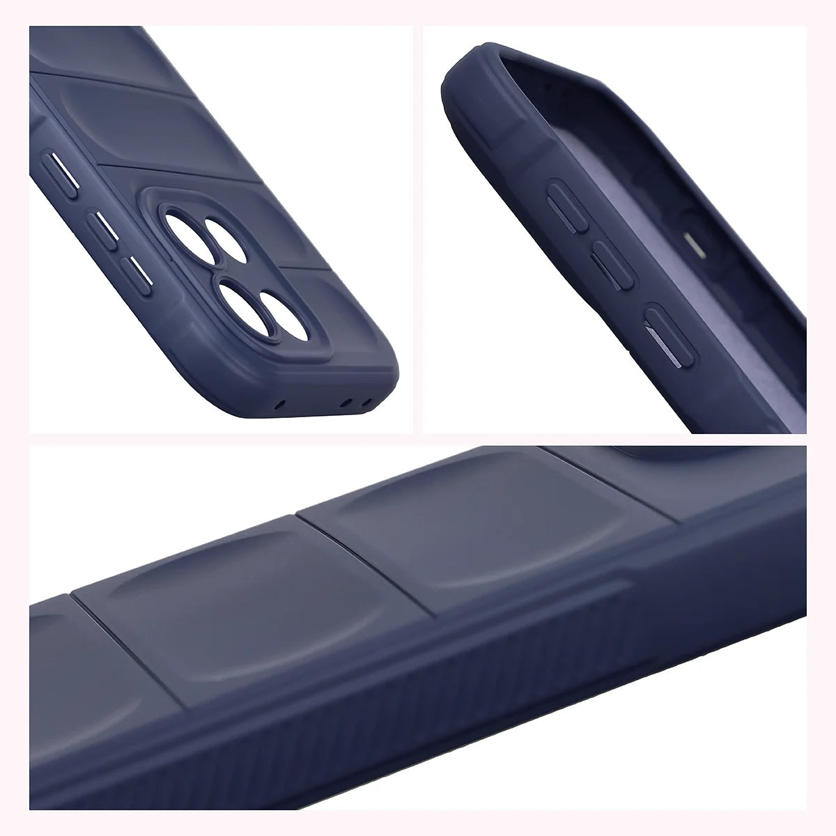 Robuste Handyhülle für OnePlus Nord 6, Bizon Case Tur, Dunkelblau