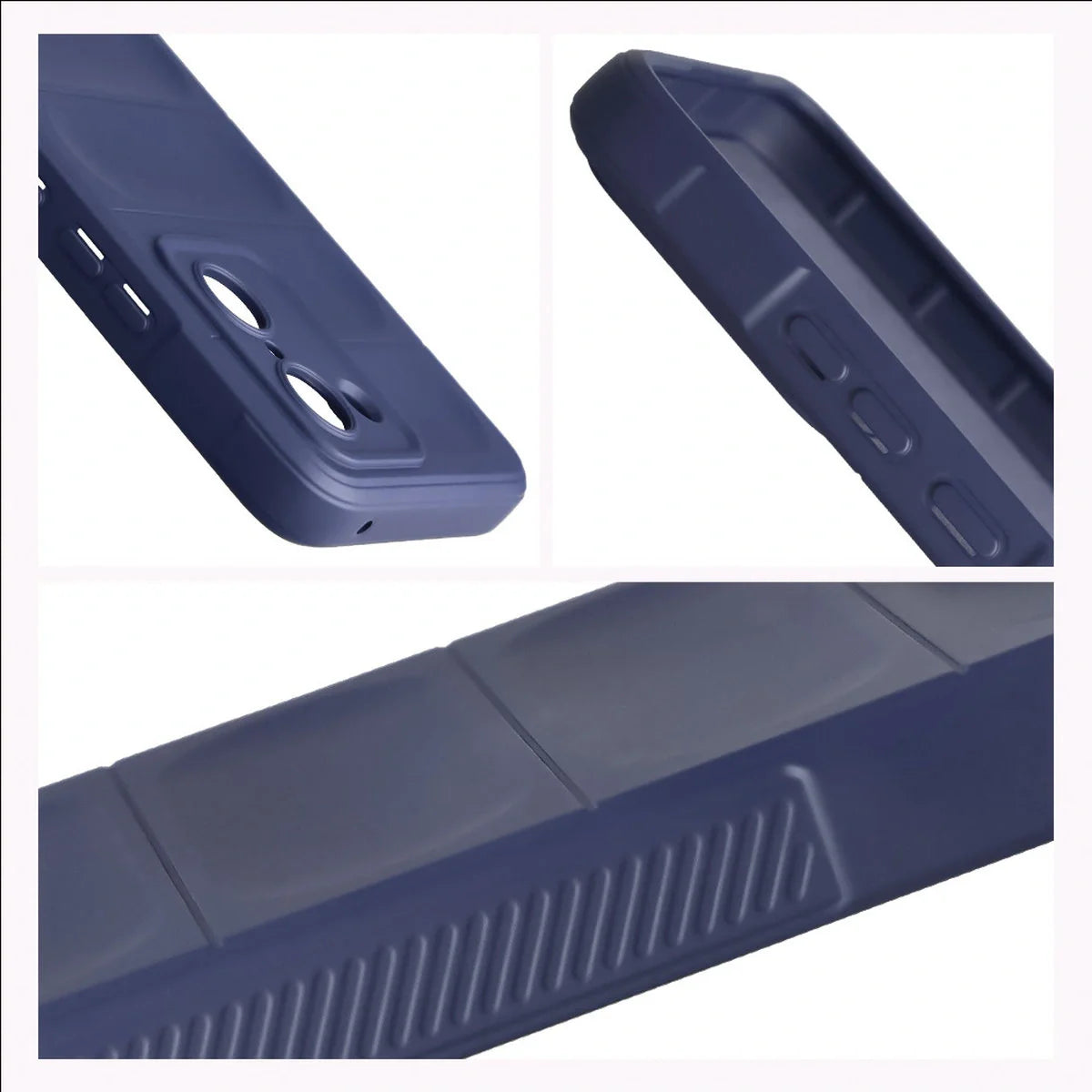 Robuste Handyhülle für OnePlus Nord CE5 5G, Bizon Case Tur, Dunkelblau