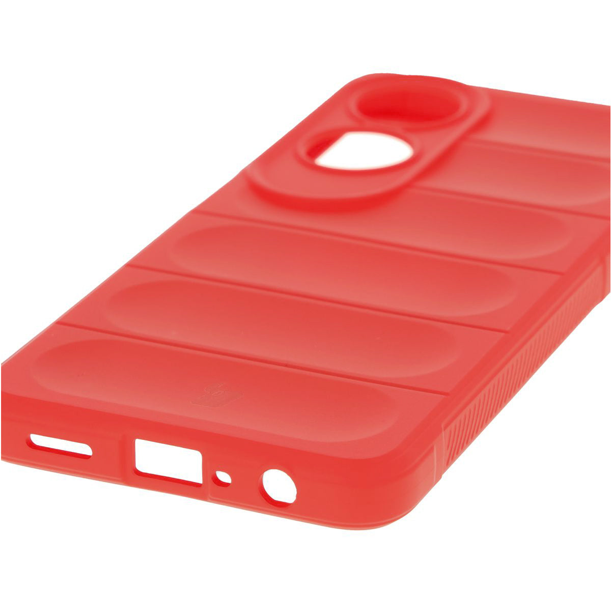 Robuste Handyhülle für Oppo A60 4G, Bizon Case Tur, Rot
