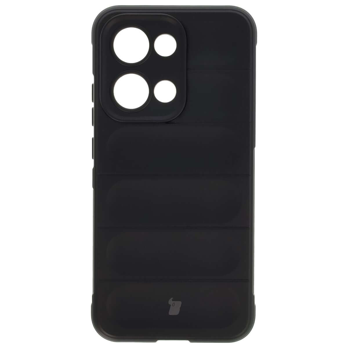 Robuste Handyhülle für Oppo Reno13, Bizon Case Tur, Schwarz