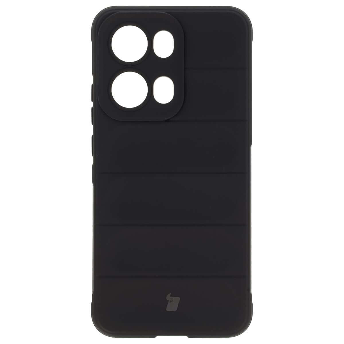 Robuste Handyhülle für Oppo Reno13 Pro, Bizon Case Tur, Schwarz