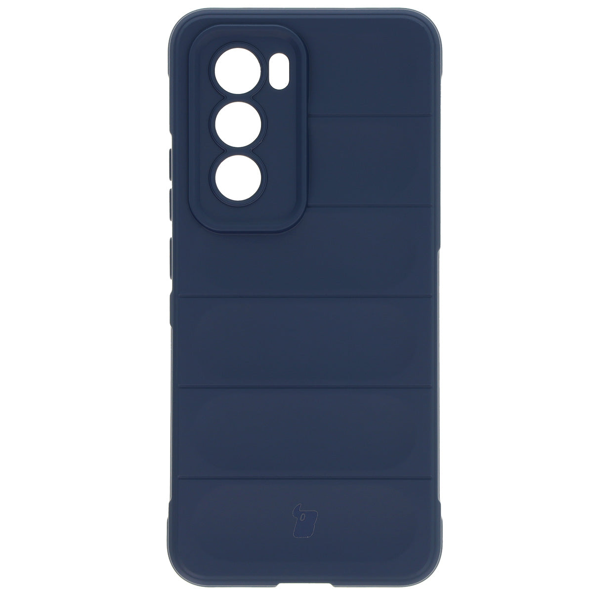 Robuste Handyhülle für Oppo Reno 12, Bizon Case Tur, Dunkelblau