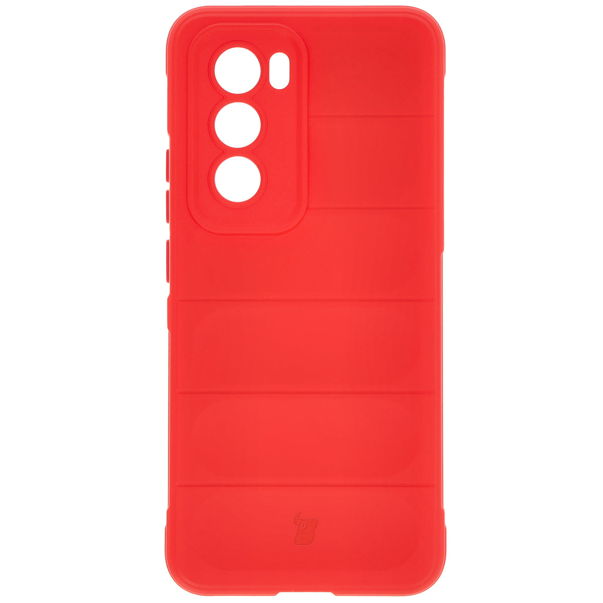 Robuste Handyhülle für Oppo Reno 12, Bizon Case Tur, Rot