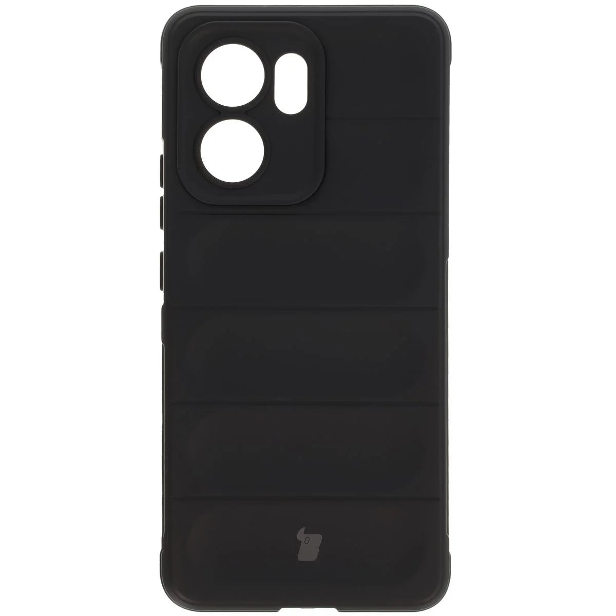 Robuste Handyhülle für Oppo Reno13 F, Bizon Case Tur, Schwarz