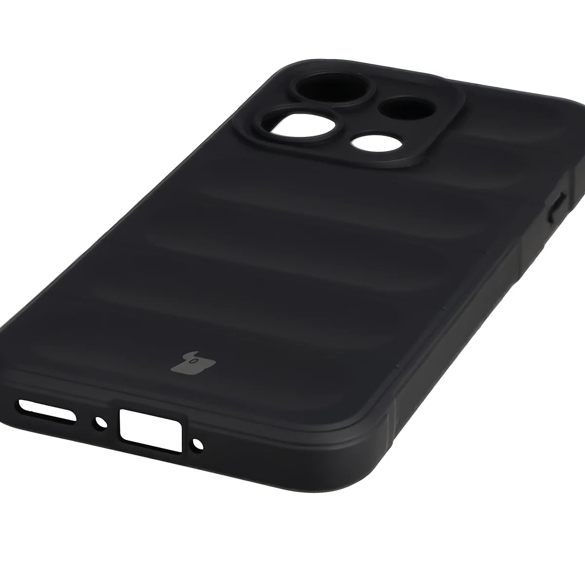 Robuste Handyhülle für Oppo Reno16 F / Reno16 FS 5G, Bizon Case Tur, Schwarz