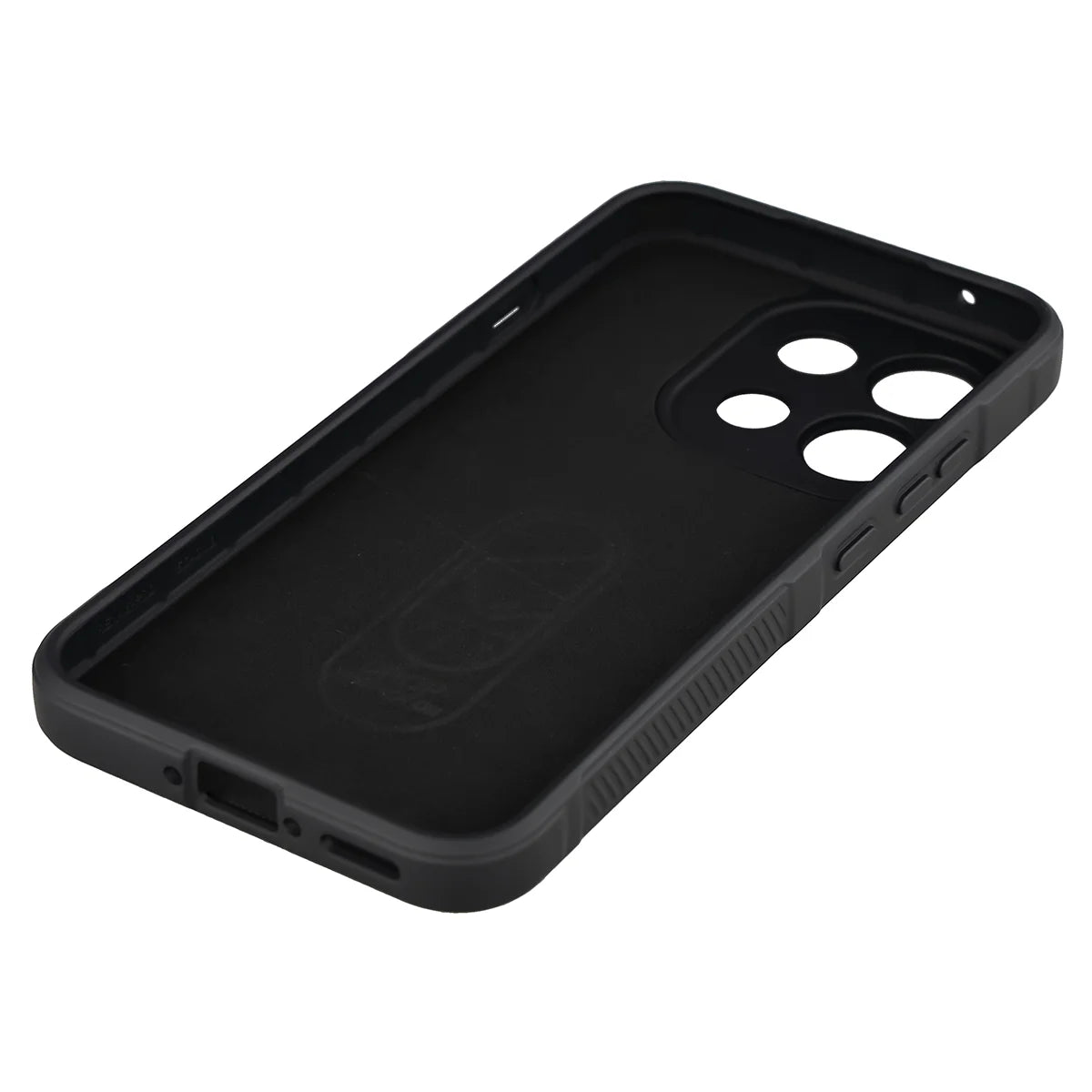 Robuste Handyhülle für Oppo Reno16 F / Reno16 FS 5G, Bizon Case Tur, Schwarz