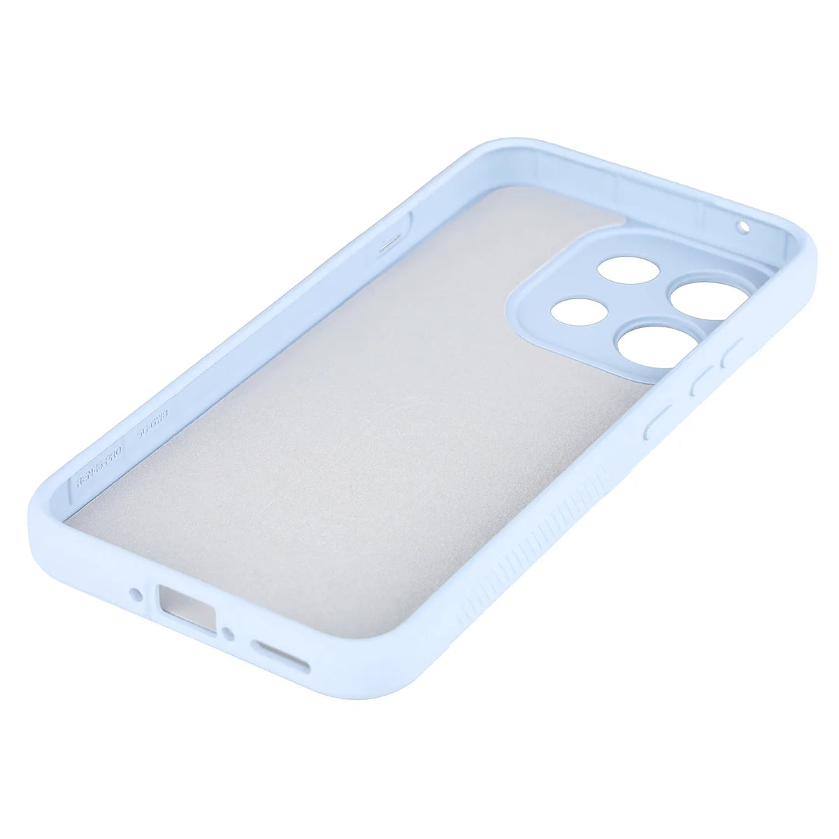 Robuste Handyhülle für Oppo Reno16 F / Reno16 FS 5G, Bizon Case Tur, Hellblau
